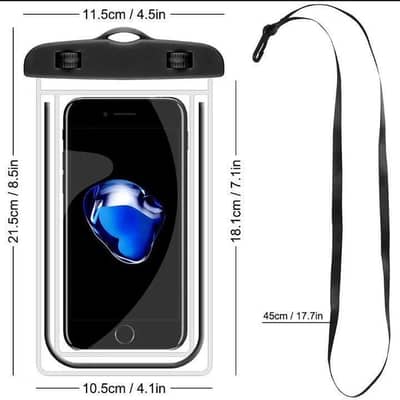 mobile pouch white