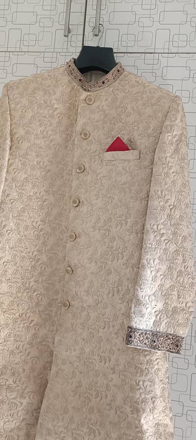 new sherwani bilkul new hey