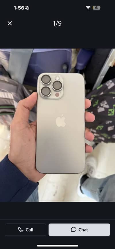 iPhone 15 Pro Max JV Natural Titanium