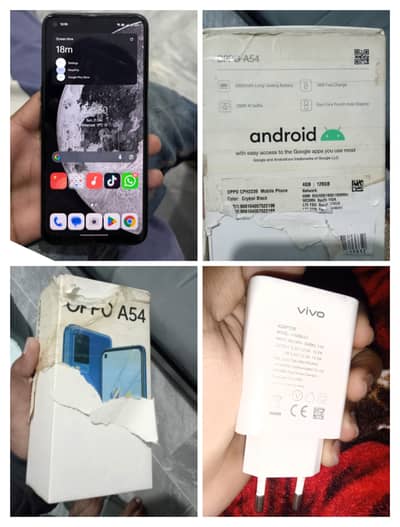 oppo a54 (4/128)with box