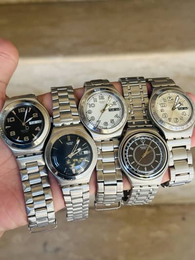 Swatch Swiss Made Watches 38mm Dial 9/10 Condition 5000 Each Final