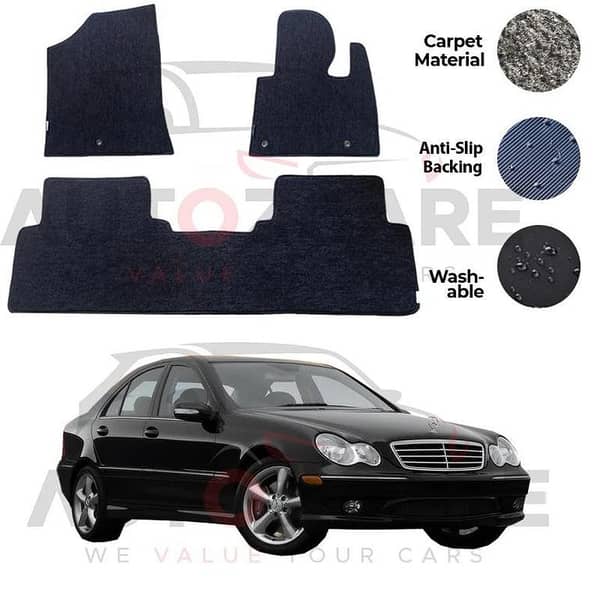 Mercedes C200 Genuine Fitting Carpet Floor Mat 5PCS - Model 2001-2007