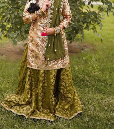 mehndi dress