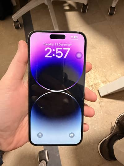 iPhone 14 Pro Max – 256GB – Deep Purple – 100% Condition