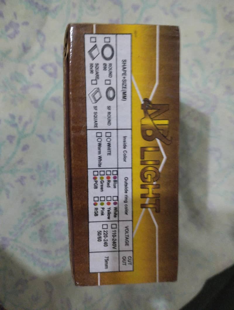 SMD two colour panel light 1