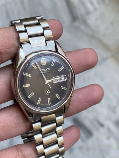 Seiko quartz day date japan