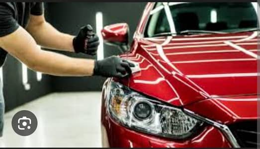 car interior cleaning with ribbon service available at your door step