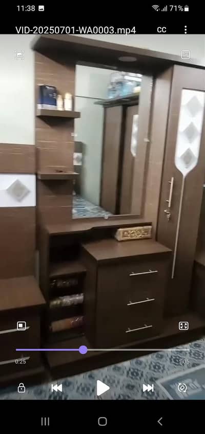 dressing table and sides table