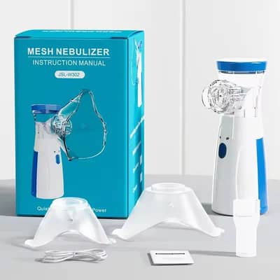 Mini Portable Mesh Nebulizer* Compact & Efficient Health Aid