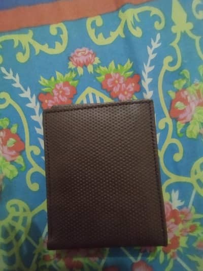 pure leather wallet brown
