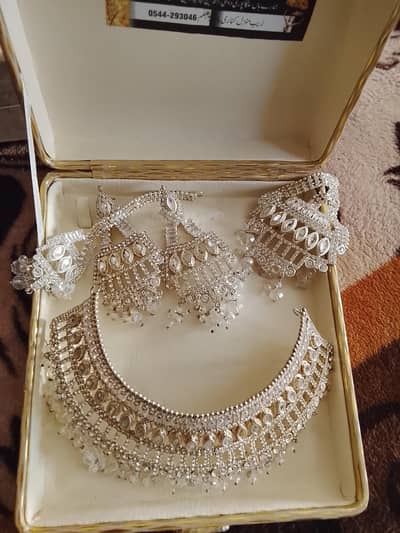 silver heavy bridal set for sale