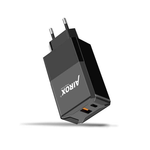 Airox AD 21 25W Fast Charging Adapter with Vooc and Qualcomm 3.0 USB Port