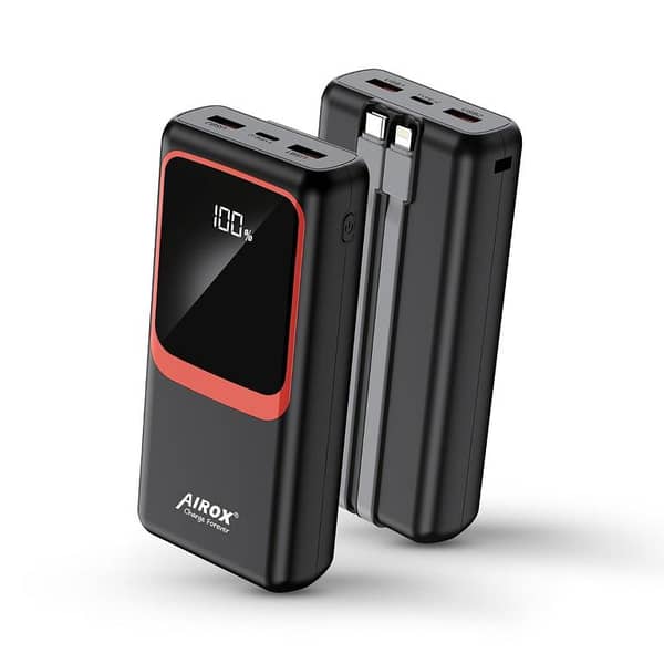 Airox PB19 Power Bank with 18,000 mAh Capacity and Fast Charging