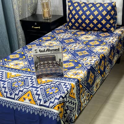 Singles bedsheets pair in cotton