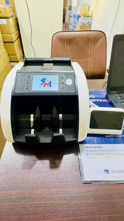 Mix value Cash  counting machine , IR technology fake note 100% detect