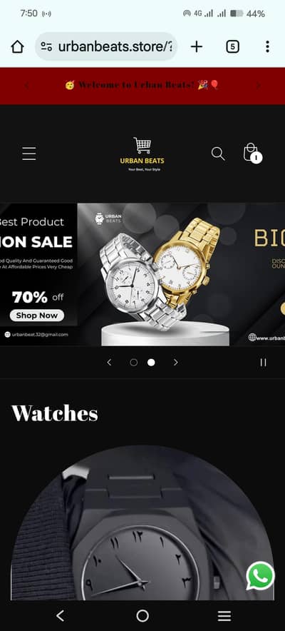 fresh Shopify website for sale