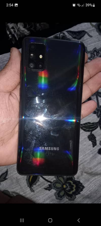 samsung A71 5g 4/128 with box  Original panel