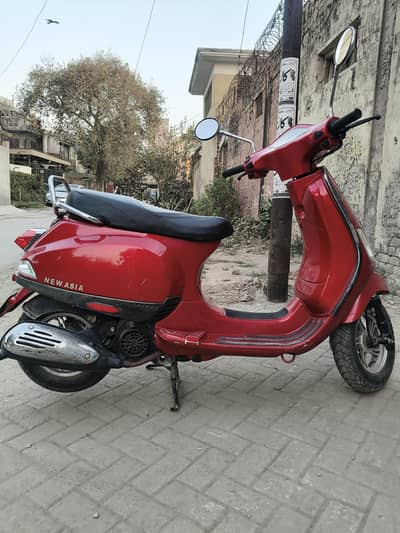 New Asia Ramza Scooter (Red Colour)