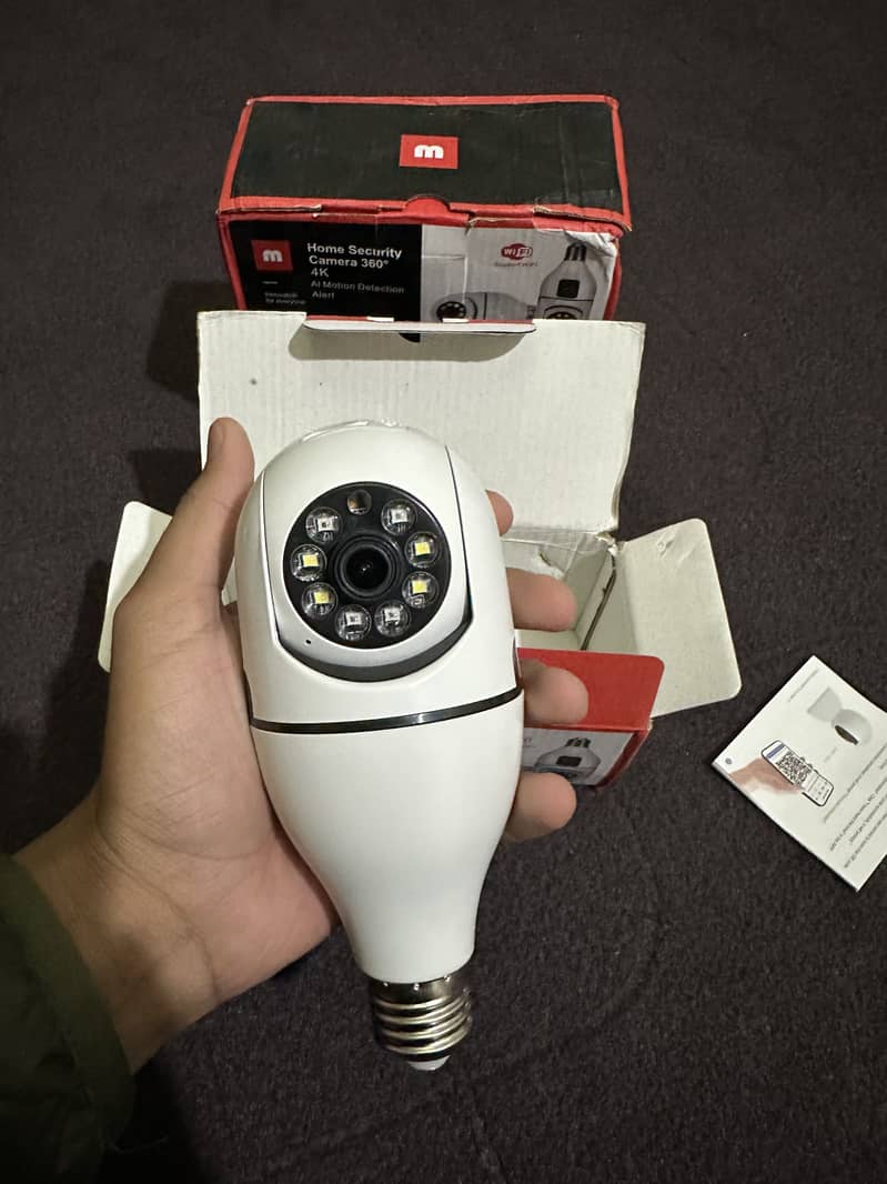 Home Security Camera 360° – 4K 2