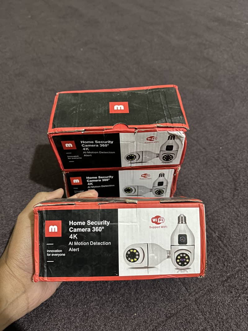 Home Security Camera 360° – 4K 4