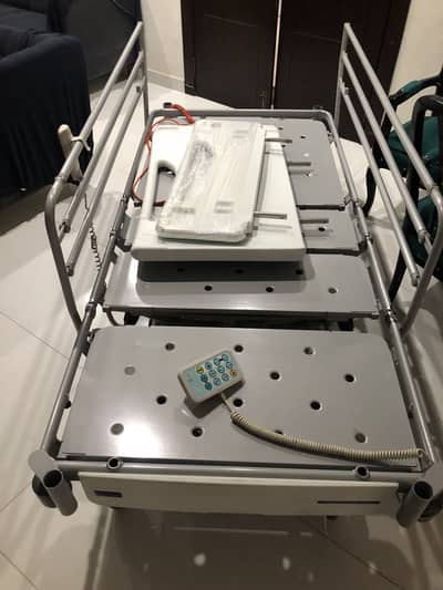 Hospital Brand new patient bed with bed mattress for sale. Made in UK