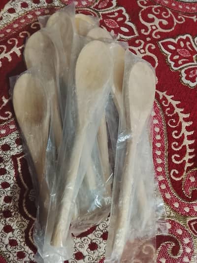 wooden table spoons