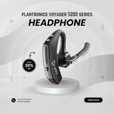 plantronics poly voyager 5200 wireless headset bluetooth headset focus