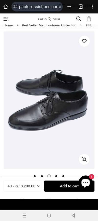 leather shoes Poalo Rossi original leather