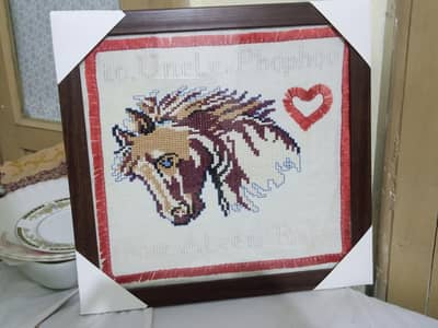 SKETCH IN CROSS STICH EMBROIDERY.