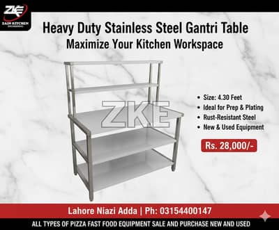 Gantry Table 4.30 Feet – Commercial Use