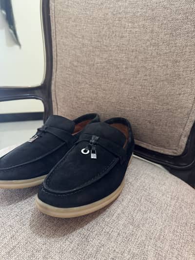 Loro Piana suede loafer summer walk