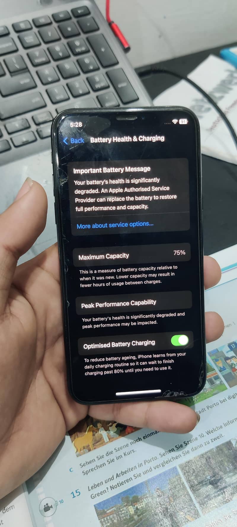 iphone x 256gb Pta Approved ( Water Pack ) 5