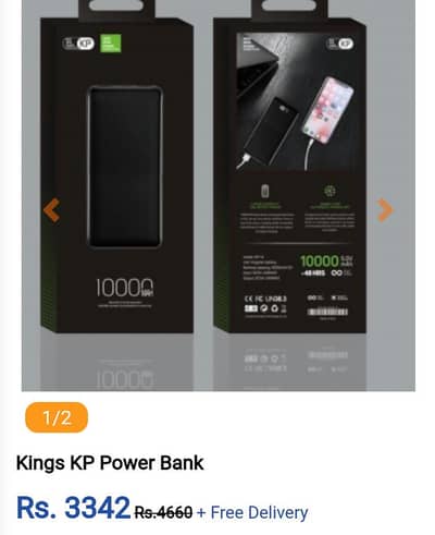 power bank 10000 Mah power