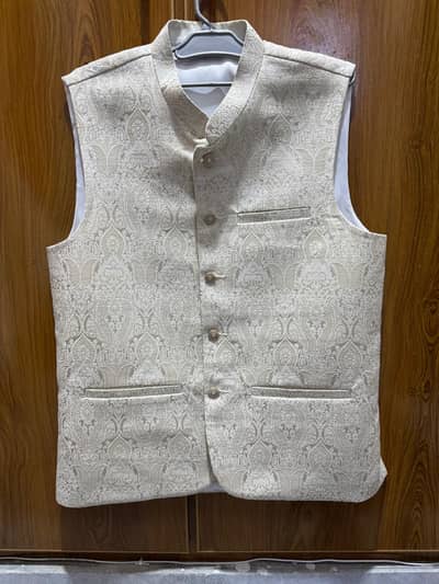 Alkaram Waistcoat fancy wedding Nikah breeze J. Amir Edenrobe