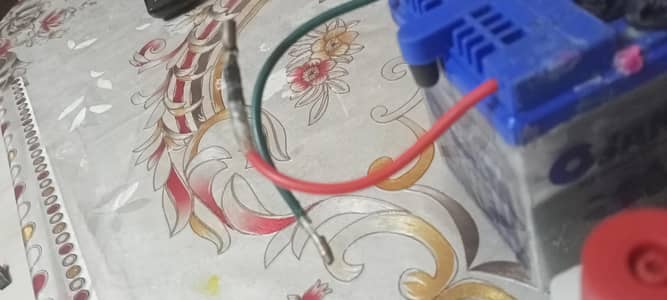 bike battery 12volt with water and bottle