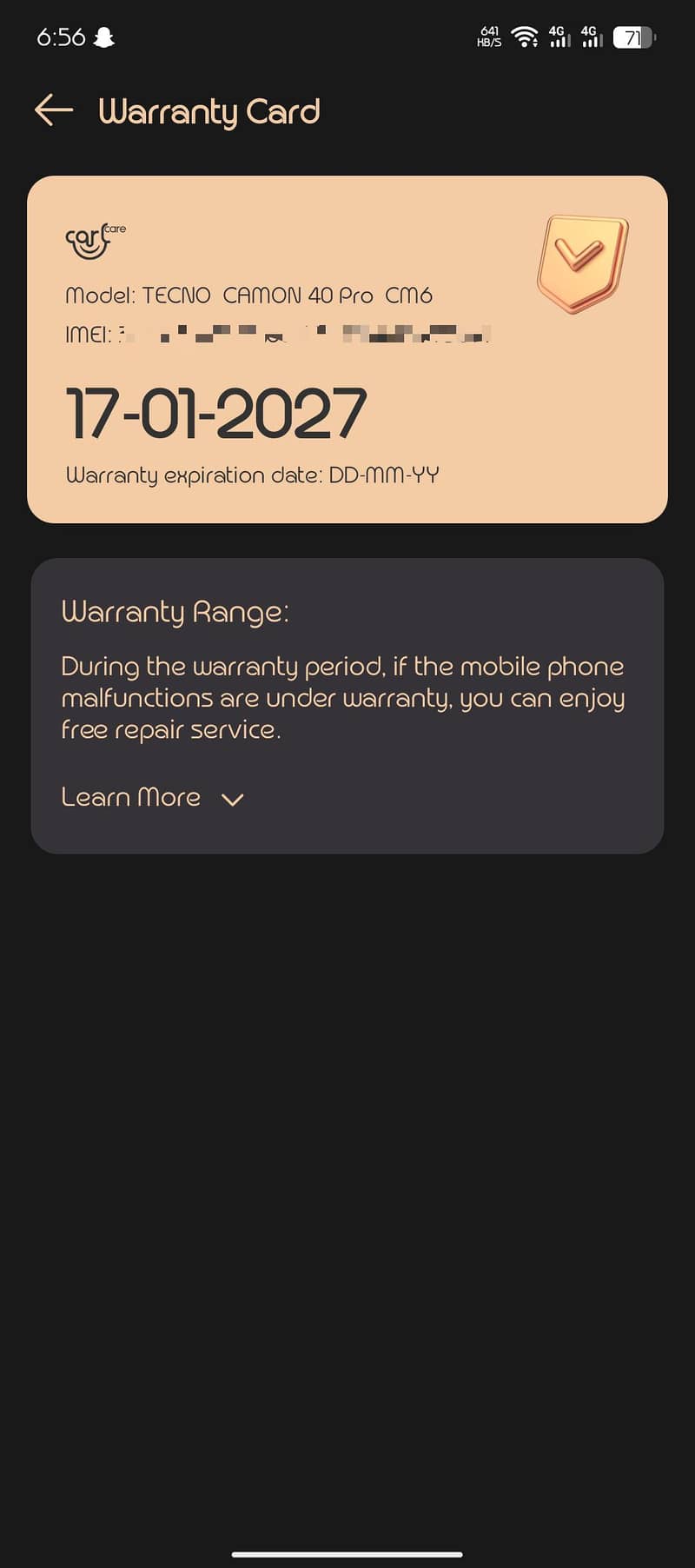 TECHNO CAMON 40 PRO 8