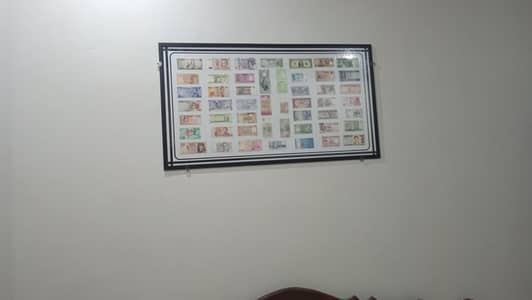 50 Different Countries Banknotes Frame
