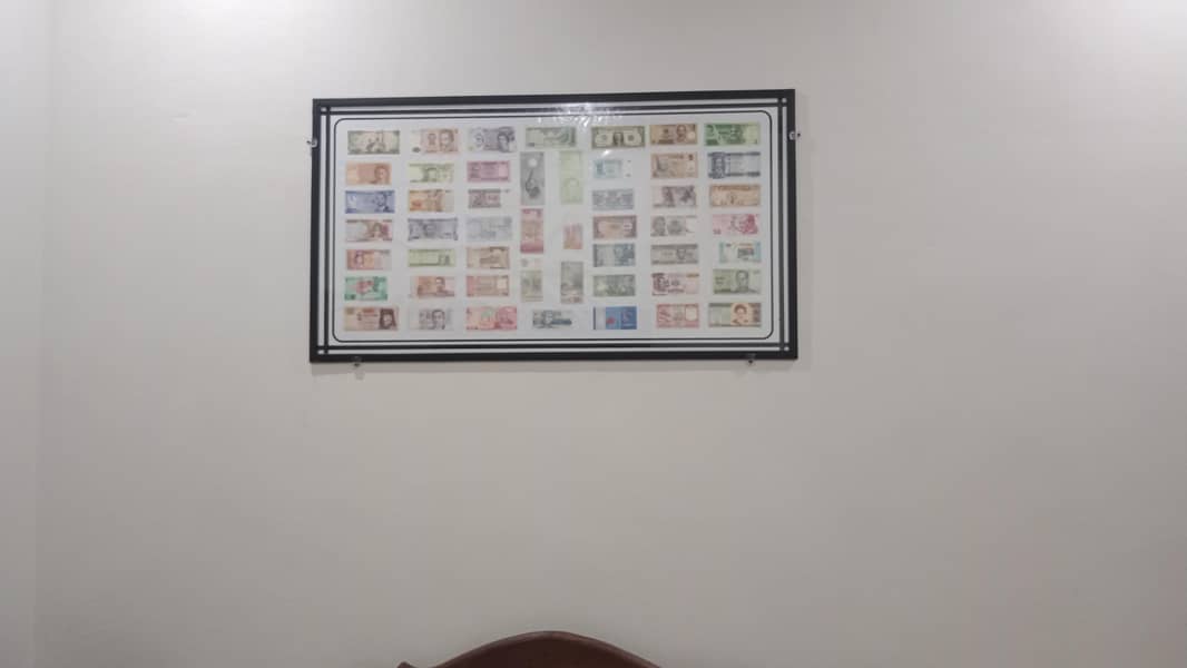 50 Different Countries Banknotes Frame 1