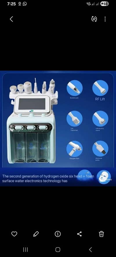 Mesin Hydra 8 in 1 Facial Machine