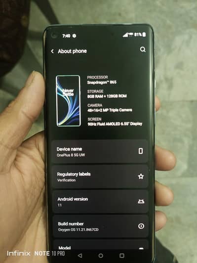 One plus8 5G approved