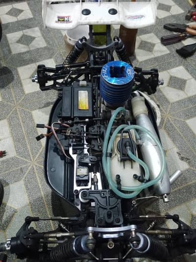 Hsp bazooka 1/8.100 engine and servos working video available