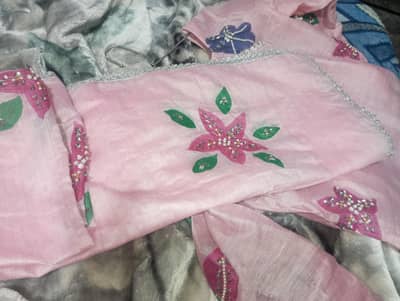 hand made work shirt dupatta