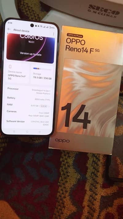 oppo reno 14 f