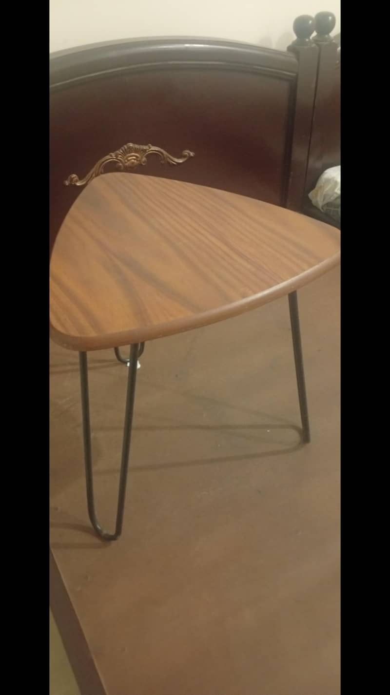 used single bed double set with table 3