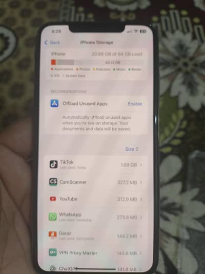 iphone XS Max non PTA, SIM WORKING