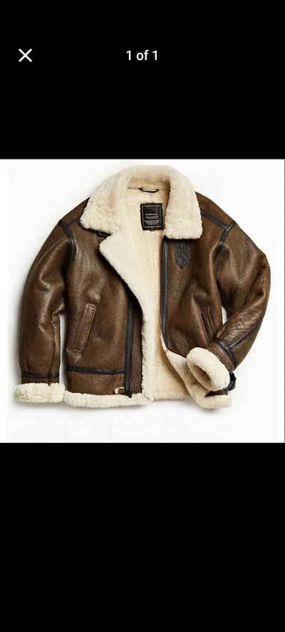 pure Leather jacket with furr