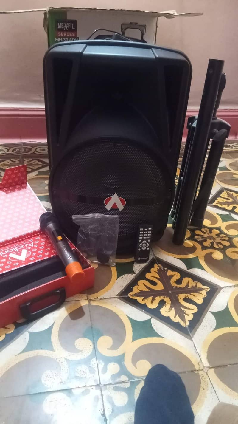 outdoor speaker with mic 1