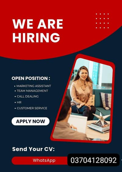 Office Job Required | Full/Part Time | Good Salary”