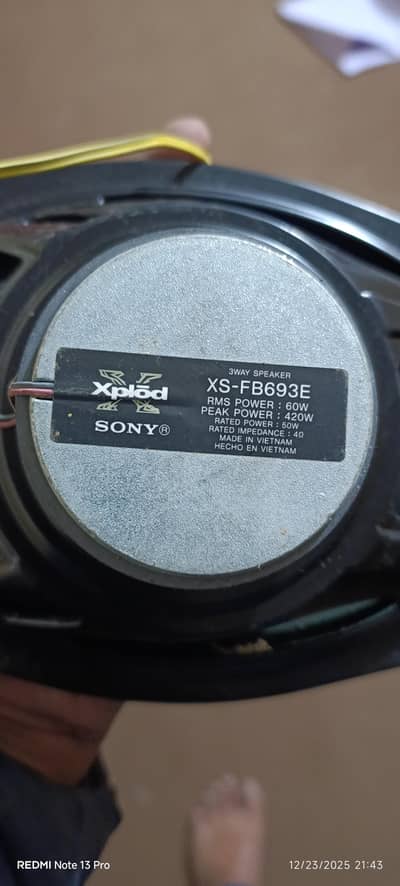 Sony fb693e speaker and woofer / Boofer