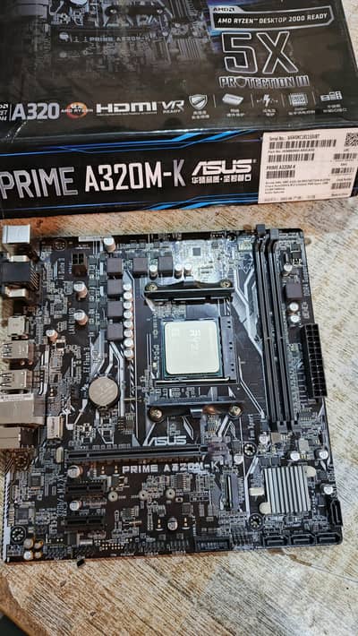 RYZEN 5-3400G + Asus A320m-k Mobo